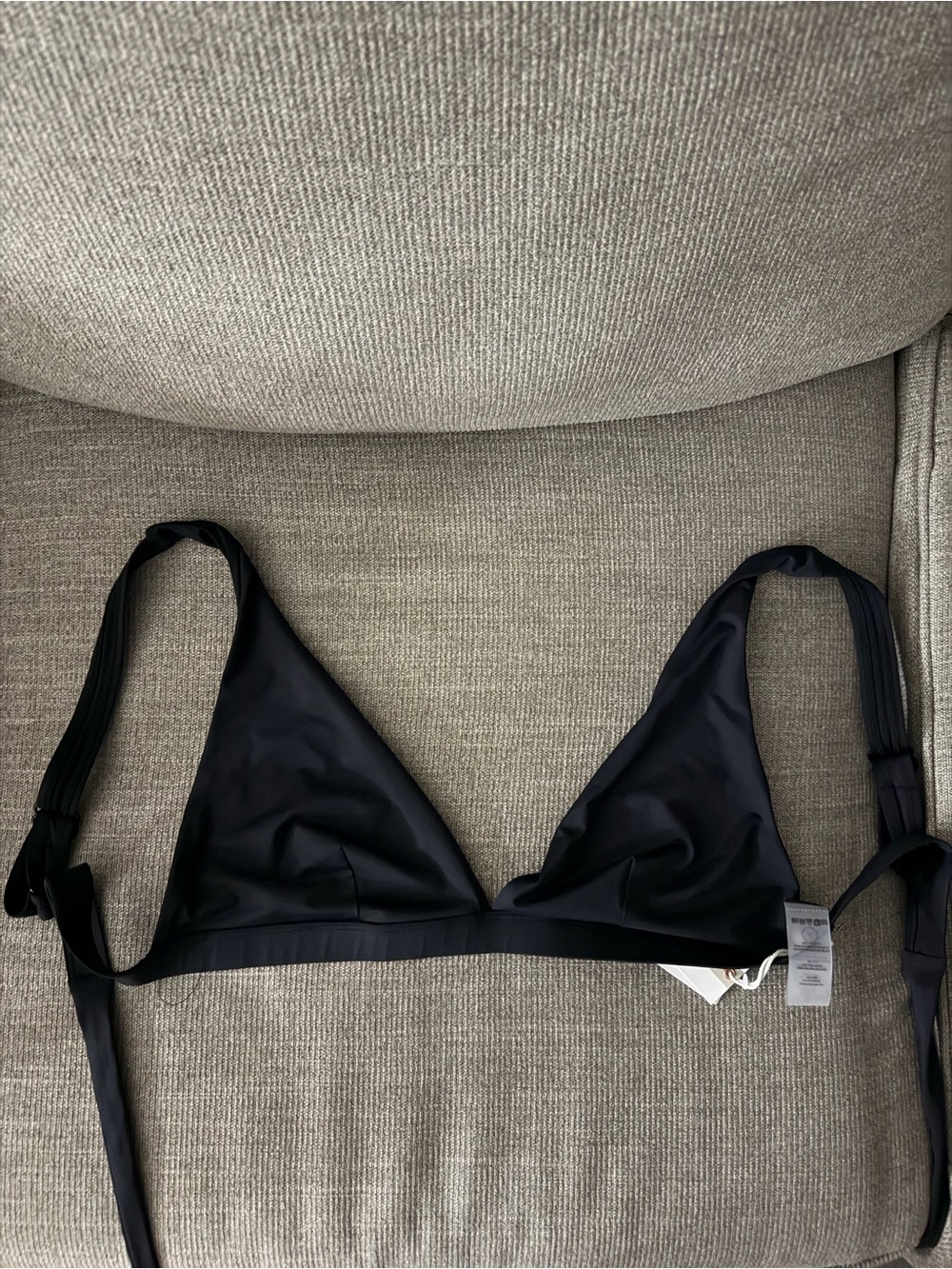 Good American Triangle Bralette Bikini Top - Women Intimates & Sleepwear